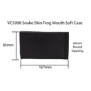 BrightEyes - BrightEyes VCS998 Snake Skin Frog Mouth Case
