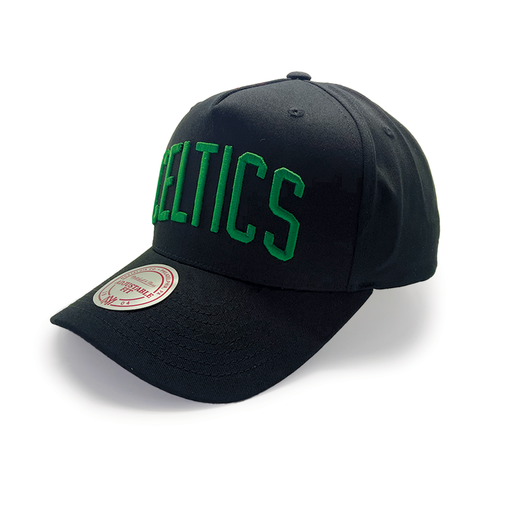 Mitchell & Ness Boston Celtics MVP Team Colour Wordmark Black OSFM