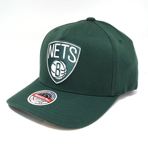[195563025963] Mitchell & Ness Brooklyn Nets NBA Clear Field P Panel Dark Green OSFM MNBN20048