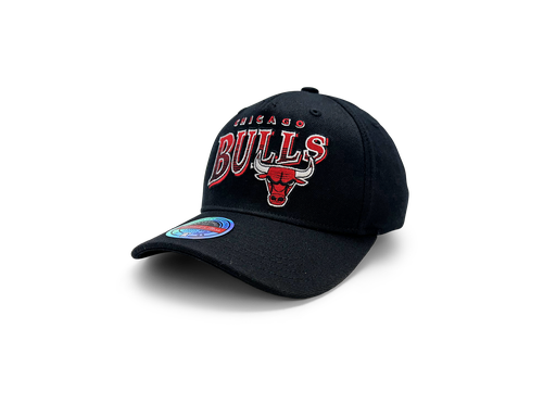 [198293281463] Mitchell & Ness Chicago Bulls MVP Line Work Black OSFM