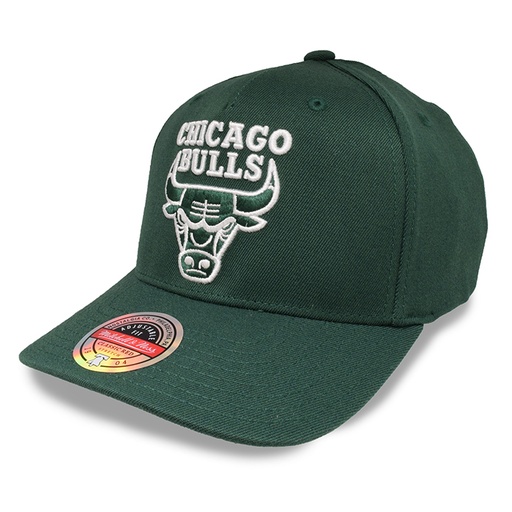 [195563025970] Mitchell & Ness Chicago Bulls NBA Clear Field P Panel Dark Green OSFM MNCG20048