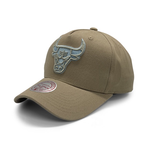 [198293014009] Mitchell & Ness Chicago Bulls Pro-Crown Seasonal Core Khaki OSFM