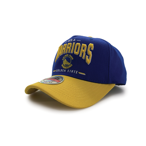 [197507414437] Mitchell & Ness Classic Red Golden State Warriors Headline Arch NBA Blue/Yellow OSFM MNGW22351