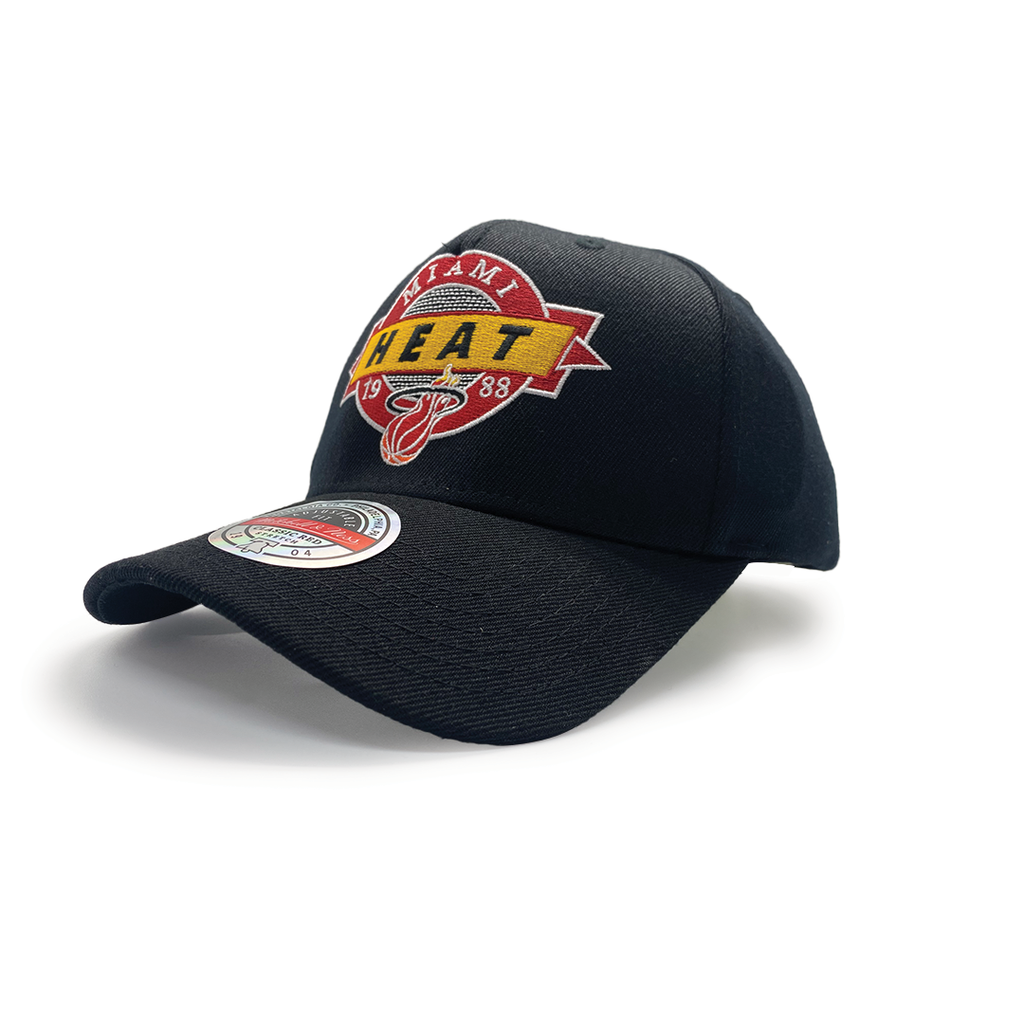 Mitchell & Ness Classic Red Miami Heat NBA Point Guard Black OSFM MNMH22371
