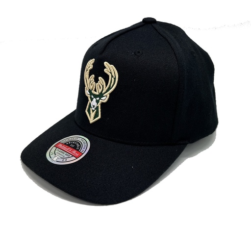 [196294808122] Mitchell & Ness Classic Red Milwaukee Bucks NBA Black + Team Colour Black OSFM MNMB20104