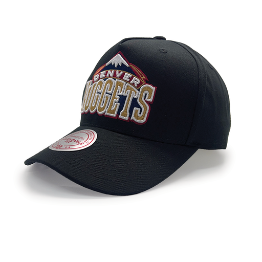 [197932519226] Mitchell & Ness Denver Nuggets NBA Team Colour Logo MVP Black OSFM MNDN2113