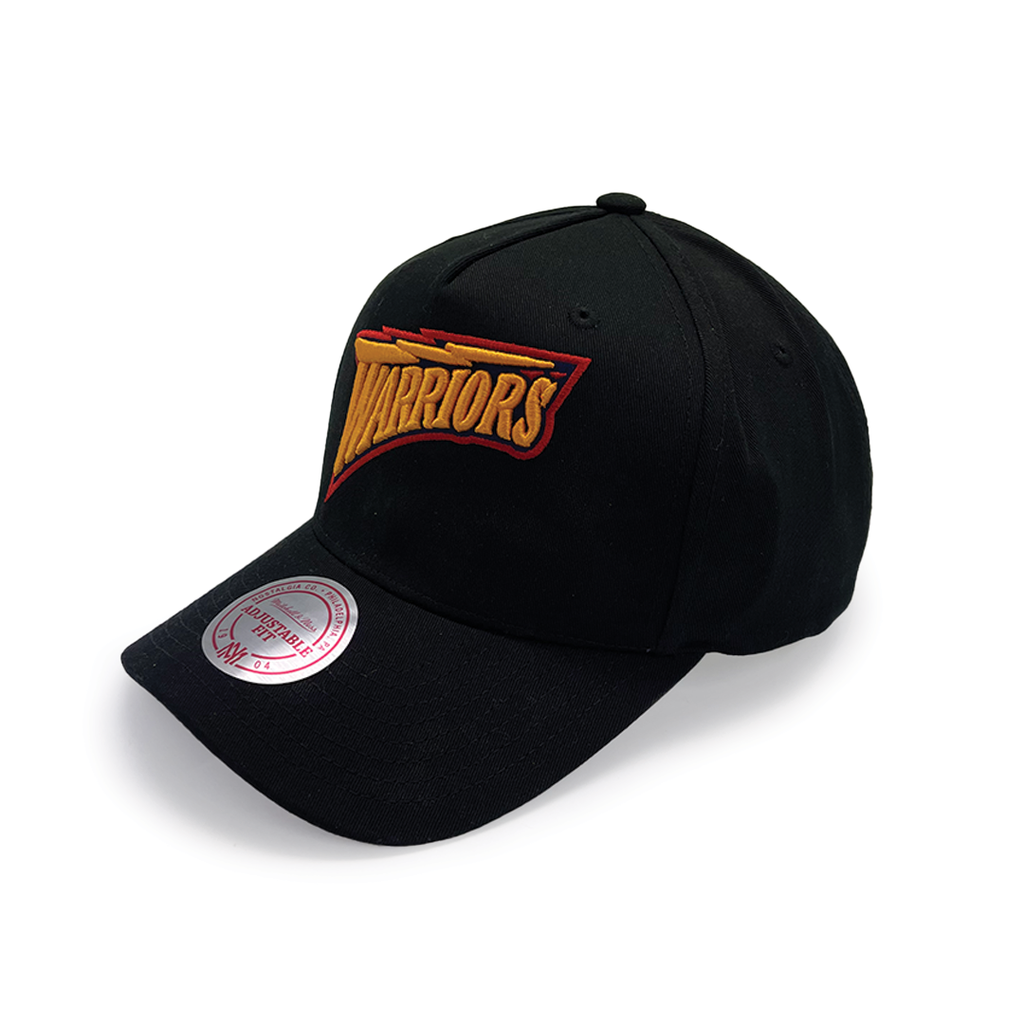 Mitchell & Ness Golden State Warriors MVP Team Colour Wordmark Black OSFM