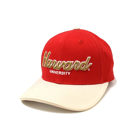 [9353380421967] Mitchell & Ness Harvard NCAA State Script Red/Clay OSFM NCHU0060