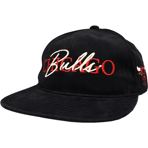 [194582250011] Mitchell & Ness JS19117 Chicago Bulls Black 3-2 Zone Deadstock Snapback OS