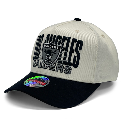 [198733474196] Mitchell & Ness Las Vegas Raiders MVP Post Up Vintage White OSFM