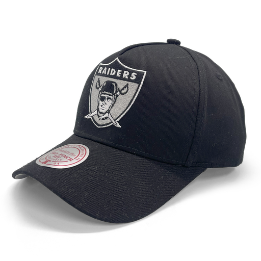 [198733043248] Mitchell & Ness Las Vegas Raiders Pro Crown Pinch Core Black OSFM