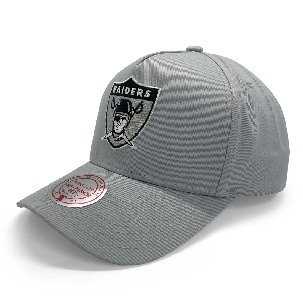 Mitchell & Ness Las Vegas Raiders Pro Crown Pinch Core Grey OSFM