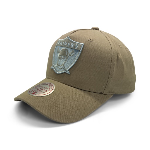 [198293014092] Mitchell & Ness Las Vegas Raiders Pro-Crown Seasonal Core Khaki OSFM