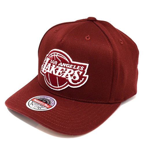 [195563025857] Mitchell & Ness Los Angeles Lakers NBA Crimson Sect P Panel Burgundy OSFM MNLL20044