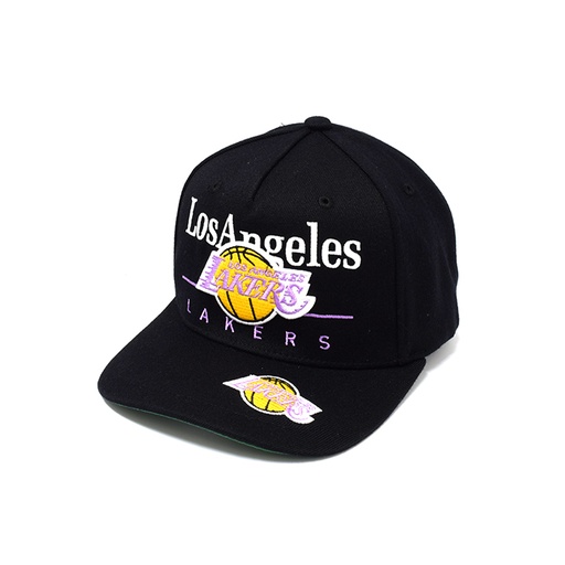 [196294028414] Mitchell & Ness Los Angeles Lakers NBA Pinch Panel Undercore CL Black OSFM MNLL21181