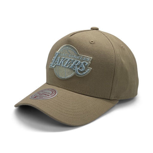 [198293014016] Mitchell & Ness Los Angeles Lakers Pro-Crown Seasonal Core Khaki OSFM