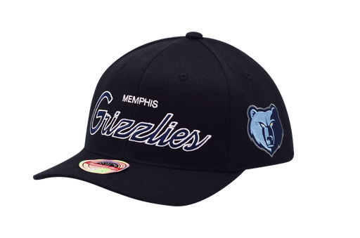 [195563840849] Mitchell & Ness Memphis Grizzlies NBA Team Script Black OSFM MNMG3281