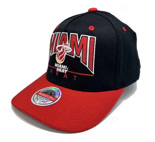 [196294881316] Mitchell & Ness Miami Heat NBA City Arch Black OSFM MNMH21247