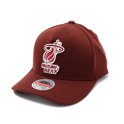 [195563025864] Mitchell & Ness Miami Heat NBA Crimson Sect P Panel Burgundy OSFM MNMH20044