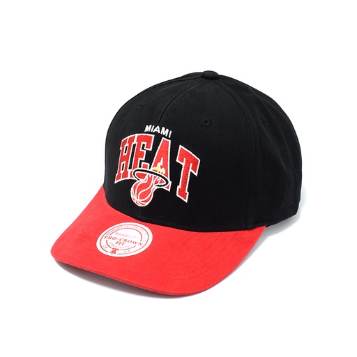 [195563277577] Mitchell & Ness Miami Heat NBA Tm Arch P Crwn Black OSFM MNMH20198