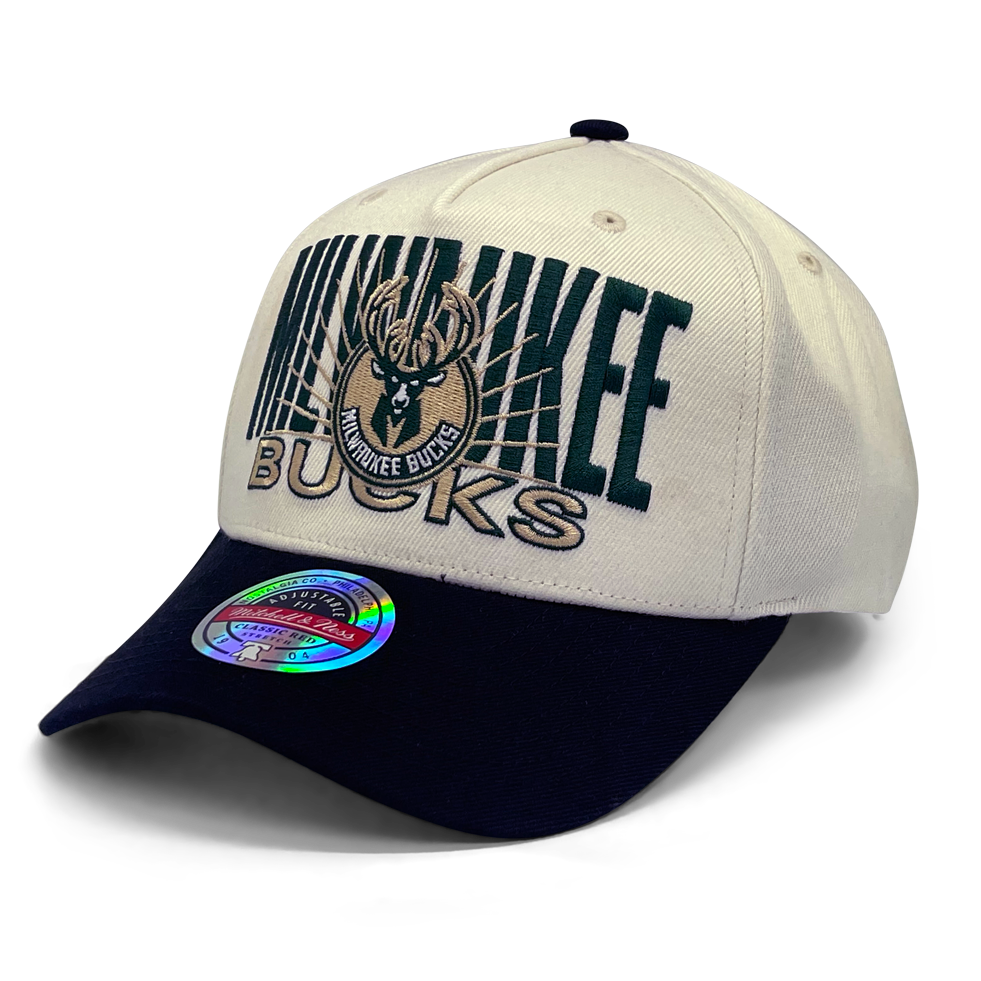 Mitchell & Ness Milwaukee Bucks MVP Post Up Vintage White OSFM