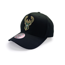 Mitchell & Ness Milwaukee Bucks MVP Team Colour Logo Black OSFM