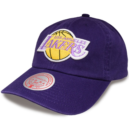 [194582997152] Mitchell & Ness MNLL20001 Los Angeles Lakers Vint Thread SW Dad Hat Purple OSFM