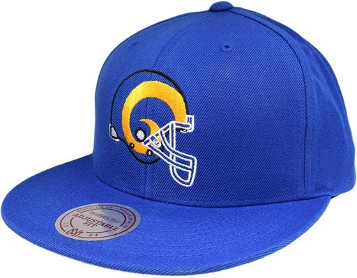 [697589459109] Mitchell & Ness MO18668 LA Rams Royal Flat Embroided Front Logo 