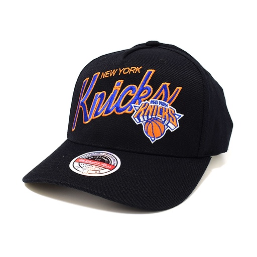 [196294560280] Mitchell & Ness New York Knicks NBA Classic Script Black OSFM MNNK11114