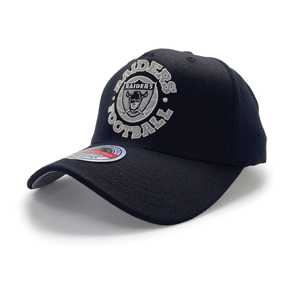 Mitchell & Ness Oakland Raiders NFL Classic Red Football Circle Black OSFM MNLR1988