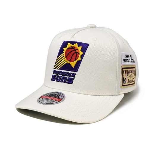 [196294228951] Mitchell & Ness Pheonix Suns NBA HWC Patch Cream OSFM MNPS0932