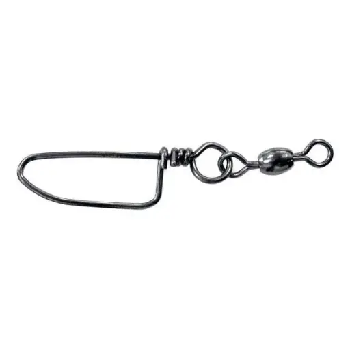 [23534440463] Mustad Crane Swivel w Coastlock Snap | Size 2 | 140lb-63kg | 10 Pack