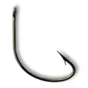Mustad Wide Gap Hook Black | Size 2/0 | 8 Pack