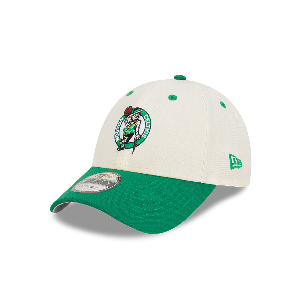 New Era Boston Celtics 9Forty Champs Chrome White OSFM