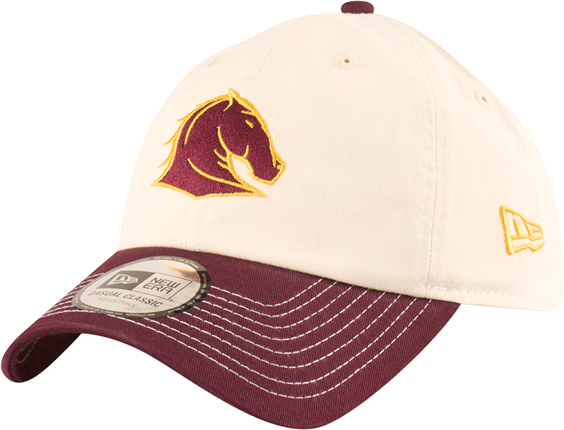 New Era Brisbane Broncos Casual Classic Two Tone Chrome Contrast Beige OSFM