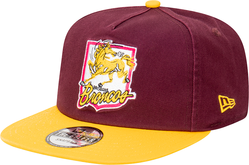 New Era Brisbane Broncos The Golfer Heritage Maroon OSFM