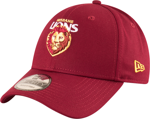 [198581939748] New Era Brisbane Lions 9Forty Badged Maroon OSFM