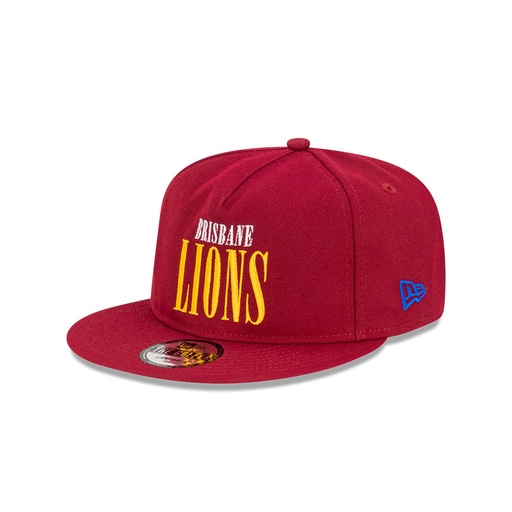 [196997002445] New Era Brisbane Lions The Golfer Kick Off 2023 Maroon OSFM