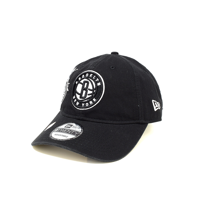 New Era Brooklyn Nets 9Twenty Back Half 2022 Black/White OSFM