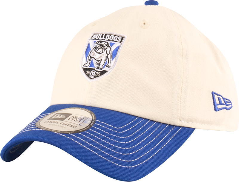 New Era Canterbury Bulldogs Casual Classic Two Tone Chrome Contrast Beige OSFM