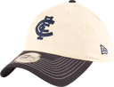 New Era Carlton Blues Casual Classic Two Tone Chrome Contrast Beige OSFM