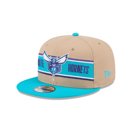 [197883891143] New Era Charlotte Hornets 9Fifty Draft 2024 Camel Khaki OSFM
