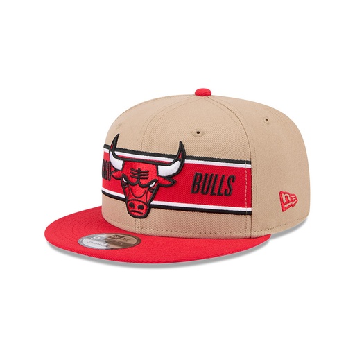 [197883891136] New Era Chicago Bulls 9Fifty Draft 2024 Camel Khaki OSFM