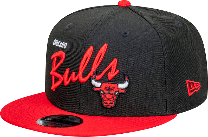 New Era Chicago Bulls 9Fifty Vintage Script Black/Red OSFM