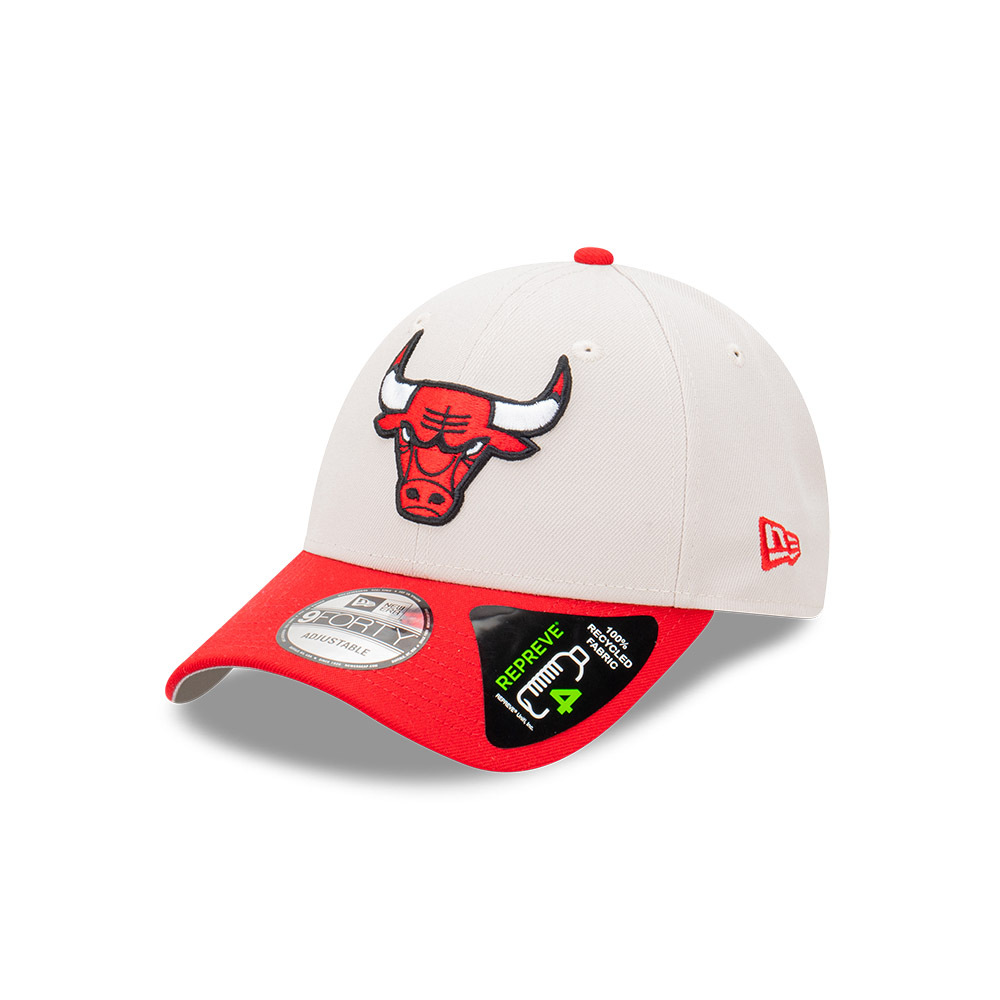 New Era Chicago Bulls 9Forty 2-Tone Repreve Stone/Red OSFM