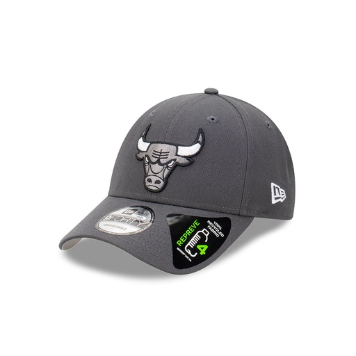 [197884206465] New Era Chicago Bulls 9Forty Repreve Graphite Grey OSFM