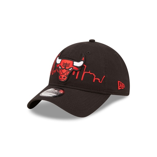 [196501195335] New Era Chicago Bulls 9Twenty Tip Off 2023 Black OSFM