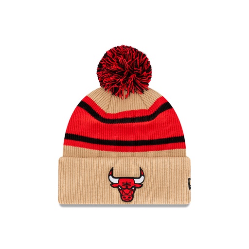 [196997385500] New Era Chicago Bulls Beanie 2-Tone Camel OSFM