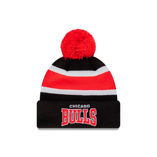 [196995261653] New Era Chicago Bulls Beanie Black/Red OSFM