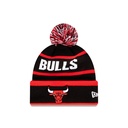 New Era Chicago Bulls Knit Medium Beanie Spellout Waffle Team Colours OSFM